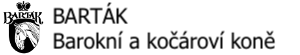 Barták - barokní a kočároví koně logo